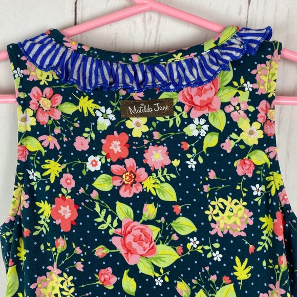 Matilda Jane Ferris Wheel green red girls dress 6 - Picture 6 of 7